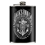 Jack's Inn 54 Flask Northern Crown Flasque en acier inoxydable 240 ml
