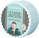 Jamie Oliver JB3810 Emporte-pièces ronds cannelés, lot de 5, étain, Bleu