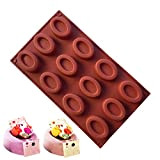 JasCherry Moule en silicone Pour Muffins, Cupcake, Chocolat, Pudding Et Gelée - Donuts #2