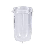 Juicer Cup - Delaman Plastic Tall or Short Transparent Cup Mug Blender Juicer Replacement Parts Accessories 1PC(tall)