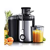 Juicer Juice Extractor Juicer Machine Mouth Speed Centrifugal Juicer for Fruits and Vegs with Non-Slip Feet BPA-Free Multifunctional Fruit and ...