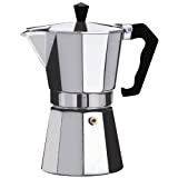 Kabalo 350ml (6 tasses) Macchinetta de cuisinière pour faire du café expresso italien - Continental Moka Percolateur Pot aluminium