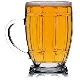 KADAX Chope à Bière, Verre à Bière avec poignée confortable, Verre à Bière claire, Mug à Bière, Chope à Bière ...