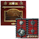 Kaiser Set de cuisinières à gaz EH 6355 RotEm + KCG 6335 RotEm Turbo, four électrique, 79 l, four encastré+plaque ...