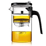KAMJOVE Since1989 Théière en verre 500 ml Service à thé avec filtre filtre amovible