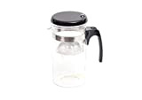 KAMJOVE TP-160 Bouilloire, Pichet en verre, Capacité 500 ml, Idéal pour préparer des thés, Set de thé aux herbes, Filtre ...