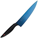 Kasumi KTB1 Titanium Couteau Chef , Noir/bleu - 20cm