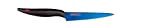 Kasumi Titanium bleu couteau office 12 cm - KTB4 - Couteau pour peler fruits, légumes, champignons