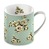 Katie Alice Cottage Flower Mug en porcelaine Motif fleurs Bleu