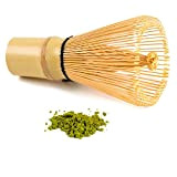 Keepaty Fouet à matcha en bambou – 100 dents – Fouet à thé vert en poudre – Fait main japonais