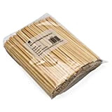 Ken Chiku Baguettes en Bambou Tensoge 24cm | 100 Paires | Cuisine Chinoise & Japonaise | Naturel sans Eclats | ...