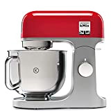 Kenwood KMX750AR Pétrisseur planétaire Kitchen Machine kMix Robot de cuisine Mixer, 1000 W, 5 litres, acier, plastique, rouge