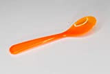 Kimmel 21-000-3312-1 Lot de 6 Cuillères à Oeufs Grand Modèle Plastique Orange Transparent
