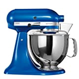 KitchenAid 5KSM150PSEEB Robot culinaire Artisan à tête inclinable (Bleu brillant) (Import Allemagne)
