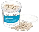 KitchenCraft - Billes de Cuisson en Céramique dans leur Pot en Plastique, 500 g - Couleur Beige