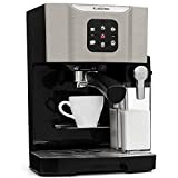 KLARSTEIN BellaVita - Cafetière, Machine à café Expresso, 20 bars de pression, Réservoir d'eau amovible, Capacité de 1,4L, Cappuccino ou ...