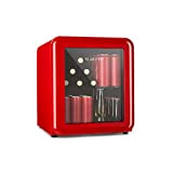 KLARSTEIN PopLife - Réfrigérateur à boissons, design rétro, température : 0-10 ° C, classe d'efficacité énergétique, cadran mécanique, LED - ...