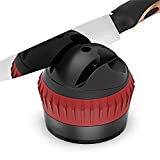 Knife Sharpener Diamond Wheel - Quickly Sharpen Honing Polish Kitchen Knives with 2 Stage