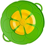 Kochblume Couvercle anti-débordement, Silicone, citron vert, Topfgröße 14-18cm (S)
