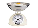 Korona 76151 Retro balance de cuisine PAUL | capacité 5 kg, graduation 20 g | plateau en acier inoxydable inclus ...