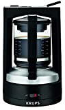 Krups Cafetière filtre Pression inox, Machine à café 1 L, 12 tasses, Cafetière électrique, Cafetière pression, Machine café, Filtre permanent ...