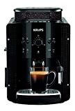 KRUPS ESSENTIAL NOIRE Machine à café à grain Machine à café broyeur grain Cafetière expresso 2 tasses Nettoyage automatique Buse ...