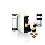 Krups Vertuo Plus blanc Machine expresso, Nespresso, Machine à café, Cafetière expresso, 5 tailles de tasses, 1,2L, Capsule de café ...
