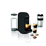 Krups Vertuo Plus noir mat Machine expresso, Nespresso, Machine à café, Cafetière expresso, 5 tailles de tasses, 1,8L, Capsule de ...