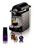 KRUPS - YY4127FD - Machine expresso Nespresso - PIXIE TITANE- Cafetière à dosettes - Machine à café - Cafetière expresso