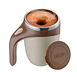 Kstyhome Tasse à Agitation Automatique de 380 ML avec Couvercle Tasse à café à Agitation magnétique Automatique Tasse à café ...