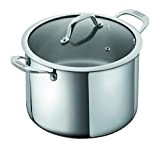 KUHN RIKON Allround Oven-Safe Induction Casserole Pot with Glass Lid, 12 litre/28 cm, Stainless Steel, Silver