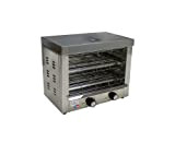 L2G - Toaster Professionnel Inox deux niveaux - Minuterie 30 Minutes 44 × 26 × 40 cm