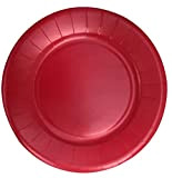 LE NAPPAGE ARTS DE LA TABLE 20 assiettes en carton compostable diam. 23 cm 100 % Nature Rouge 72581