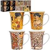 Lesser & Pavey Gustav Klimt LP94356 Lot de 4 tasses en céramique