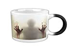 Lingstar Tasse à thé ou café thermosensible en céramique Motif zombies The Walking Dead