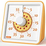 LIORQUE Minuteur Visuel Timer Enfant, 60 Minutes Chronometre Enfant et Compte à Rebours pour Enfants et Adultes, Silencieux Outil de ...