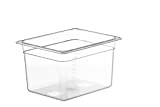 LIPAVI C10 Conteneur Cuisson Sous Vide Basse Température-12 litres | 32x26 H:20 cm | Robuste, en Polycarbonate transparent. Compatible avec ...
