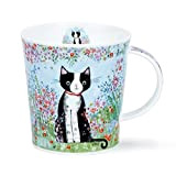 LO-BELA-XX Bella Mug en porcelaine fine Motif chat noir et blanc 0,32 l