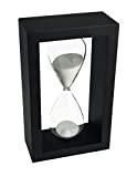 Lodunsyr Minuteur Sablier pour 30 Minutes Sandglass Timer 30 Minutes Décoration Blanc