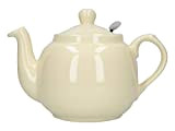 London Pottery 4 Cup Filter Teapot Ivory