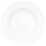Lot de 6 assiettes creuses en porcelaine véritable - Diamètre 200 mm - Blanc - Idéal pour peindre - Vaisselle pour ...