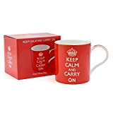 Lovely Keep Calm & Carry On Boxed Mug