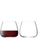 LSA WU01 Lot de 2 verres à vin Transparent 385 ml
