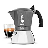 Machine à café à induction Bialetti Brikka, 4 tasses (160 ml), expresso comme au bar, convient à tous types de ...