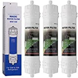 Magic Water Filter WSF-100 | Lot de 3 - Filtre à Eau pour réfrigérateur Samsung - Cartouche filtrante Externe pour ...