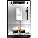 Melitta Machine à Café et Boissons Chaudes Automatique, Buse Vapeur, Caffeo Solo & Milk, Argent, E953-102