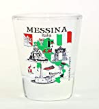 Messina Sicily Italy Verre à shot Collection Great Italian Cities