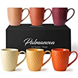 MIAMIO - 6 x 400 ml - Set de tasses à café / tasse - Tasse en céramique moderne Matt ...
