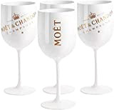 Moët & Chandon Ice Imperial Lot de 4 verres à champagne Blanc 0,48 l