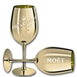 Moet & Chandon Imperial Champagne véritable Ibiza (Or) 1 verre